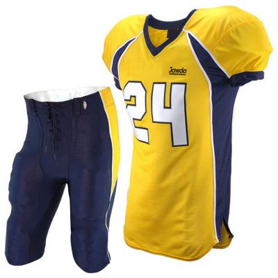 American Football Uniform Yellow