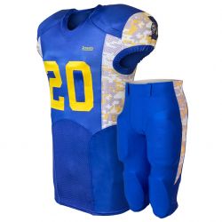 American Football Uniform Blue