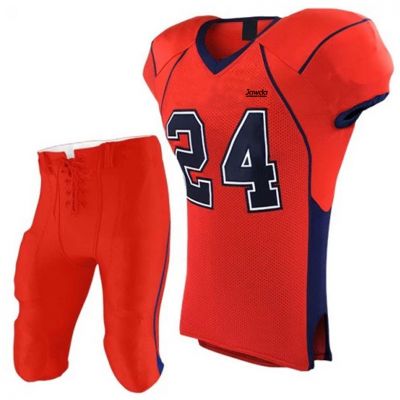 Red American Football Uniform