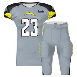 Grey American Football Uniform