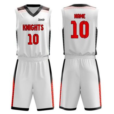 Basketball Uniform White