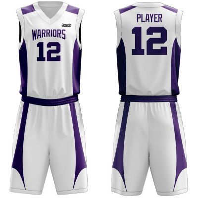 White Basketball Uniform