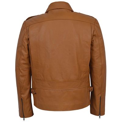 Mens Brown Caferacer Jacket #2