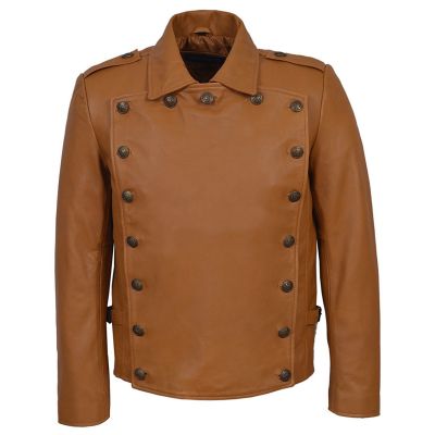 Mens Brown Caferacer Jacket #3