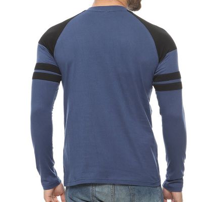 Round Neck Blue Rag Shirts #3