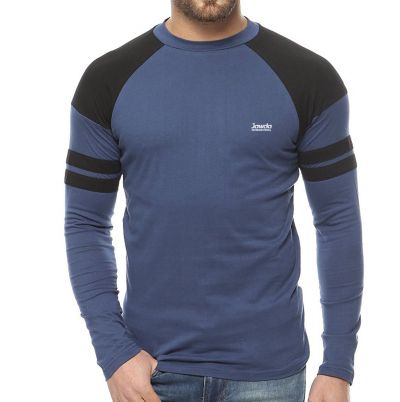 Round Neck Blue Rag Shirts