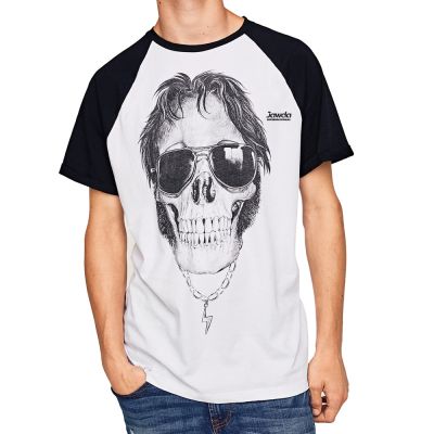 Skeleton Printed Rag Shirt #2