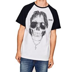 Skeleton Printed Rag Shirt