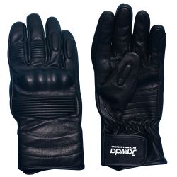 Motorbike Gloves Black Cowhide