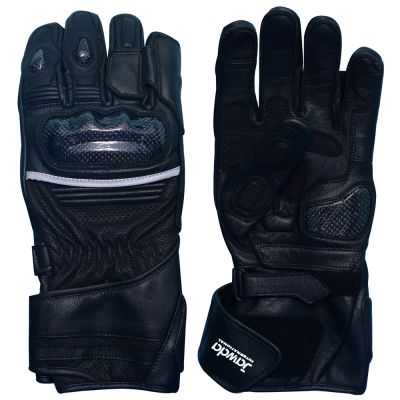 Motorbike Gloves Elasticated Wrist