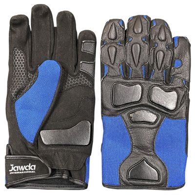 Motorbike Gloves Black Blue