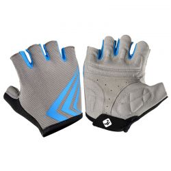 Grey Cycling Gloves
