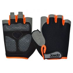 Cycling Gloves Orange Black