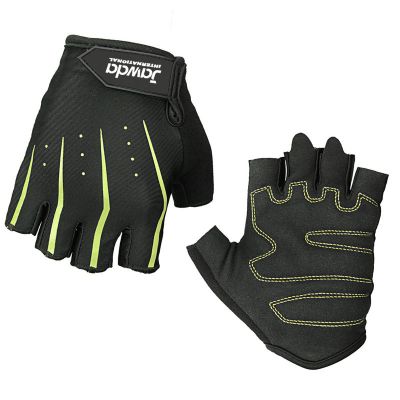 Black Half Finger Cycle Gloves