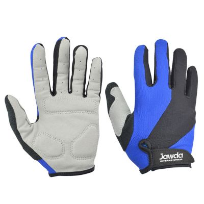 Blue Black Cross Fit Gloves