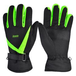 Ski Gloves Green Black