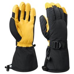 Ski Gloves Yellow Palm