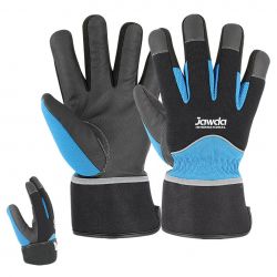 Blue Black Working Gloves