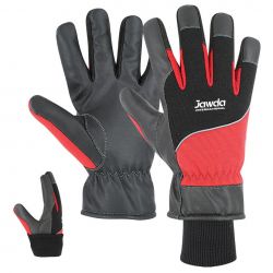 Red Black Working Gloves