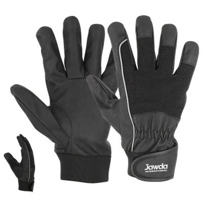 Black Grey Working Gloves