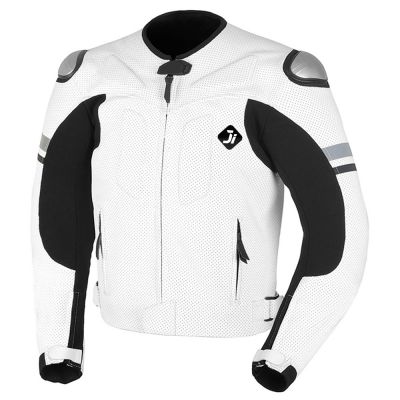 Motorbike Leather Jackets White