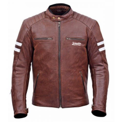 Motorbike Leather Jackets Brown