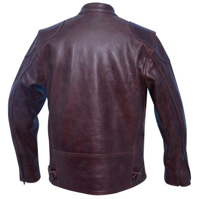 Motorbike Leather Jackets 4 Zipper Pockets #2