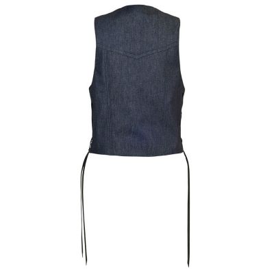 Women Denim Motorbike Vest #2