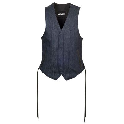 Women Denim Motorbike Vest