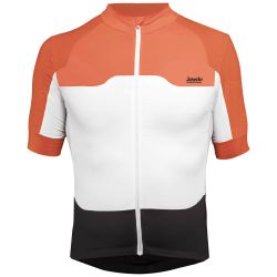 Cycling jersey Orange White