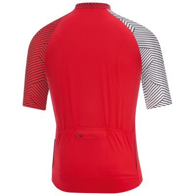 Optiline Cycling jersey Red White #2