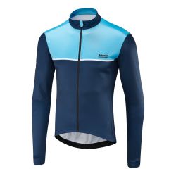 Men Thermoactive Blue Cycling Jersey