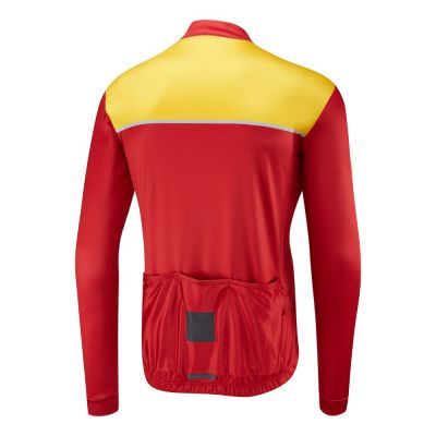 Thermoactive Cycling Jersey Red Yellow #2