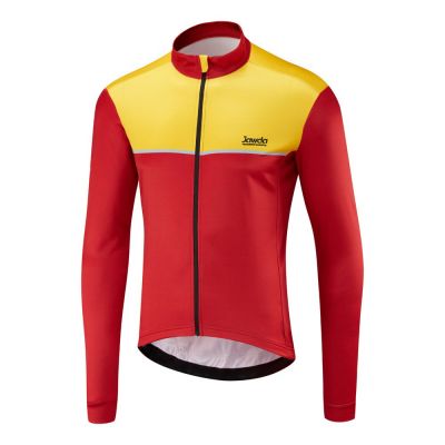 Thermoactive Cycling Jersey Red Yellow