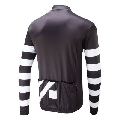 Cycling Jersey Black White #2