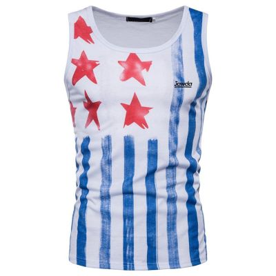 Men Tank Top Vertical Lines